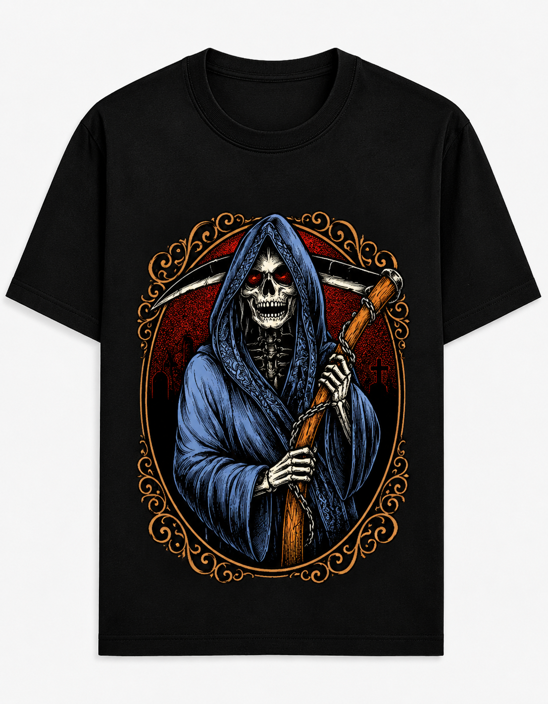 ☠️ Dark Reaper Gothic Aesthetic Tee 🖤
