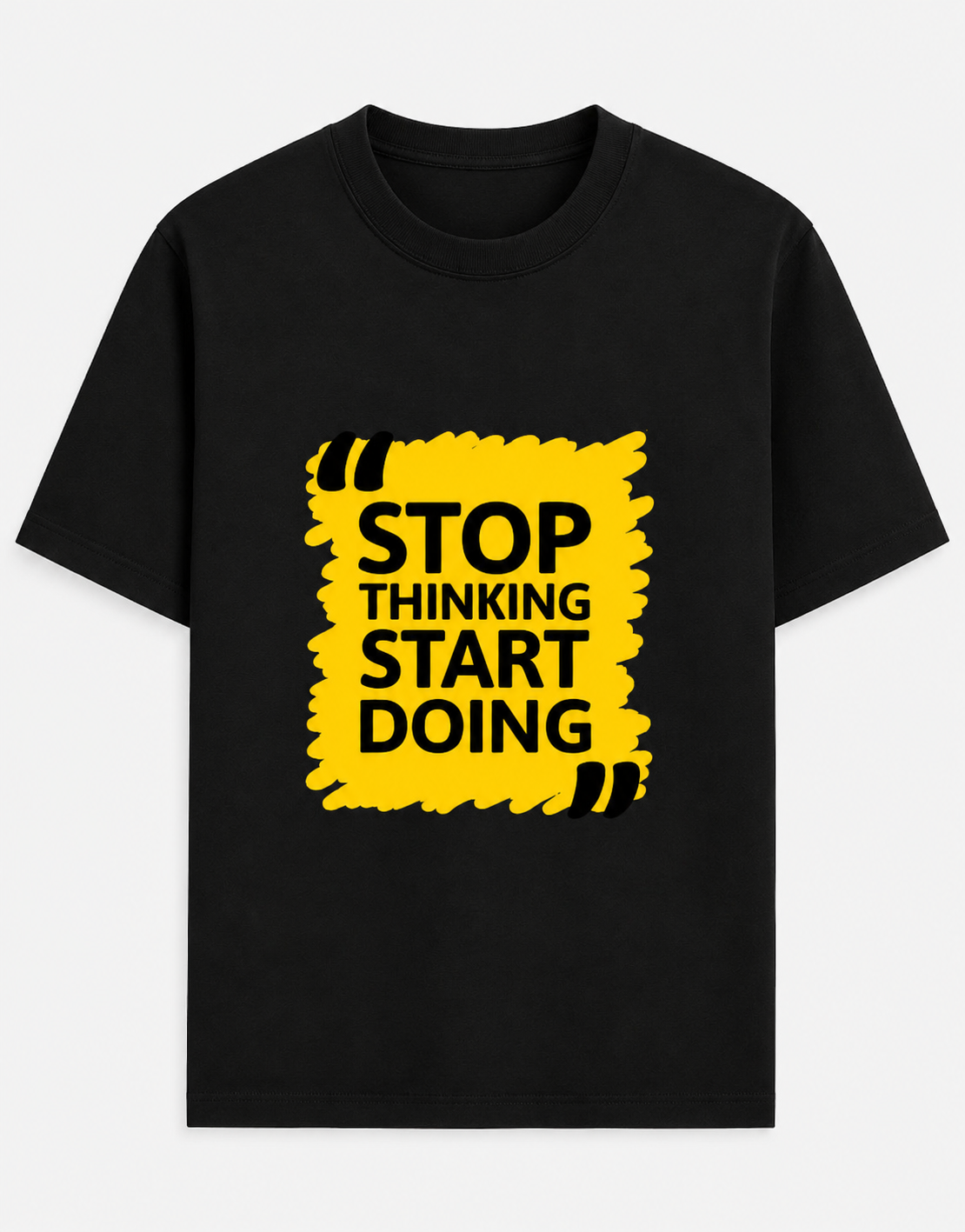 ⚡ Stop Thinking Start Doing Motivation Tee 🚀
